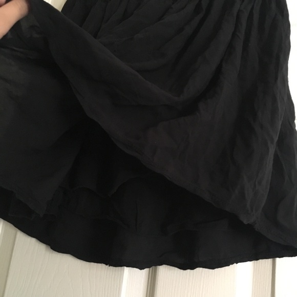 SOLD - Brandy Melville Flowy Black Mini Skirt - Picture 4 of 4